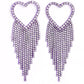 Sumptous Sweethearts  - Purple Earring