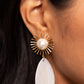 Sunburst Sophistication - Gold Earring