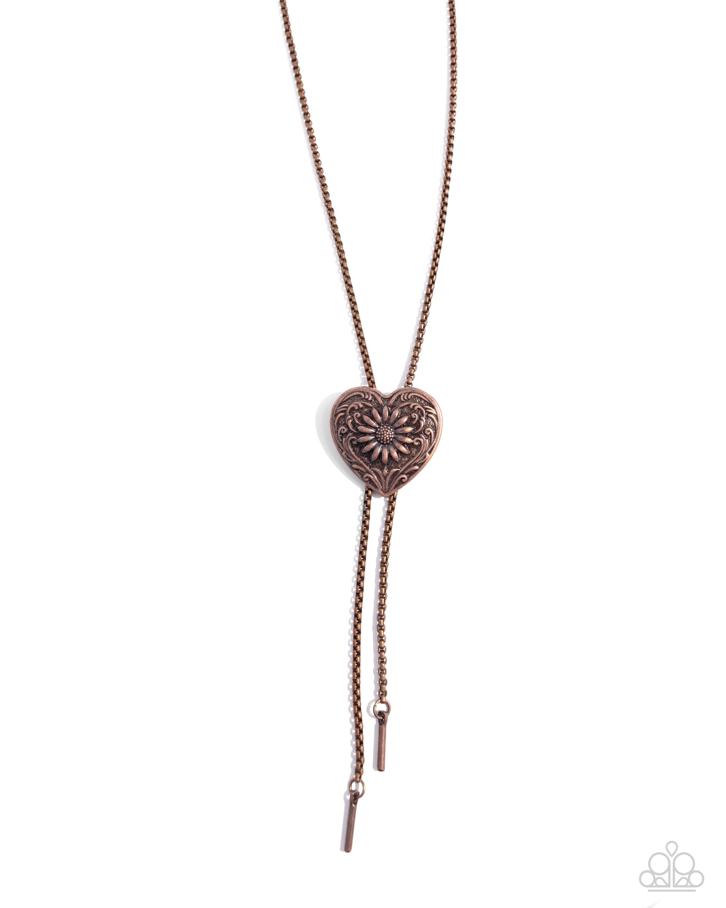 Sunflower Sensitivity - Copper Necklace