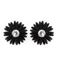 Sunshiny DAIS-y - Black Earring