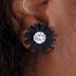 Sunshiny DAIS-y - Black Earring