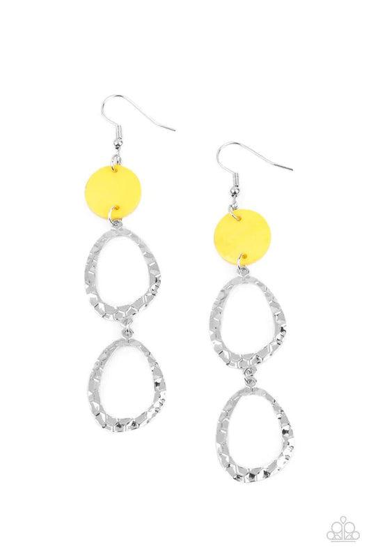 Surfside Shimmer - Yellow Earring