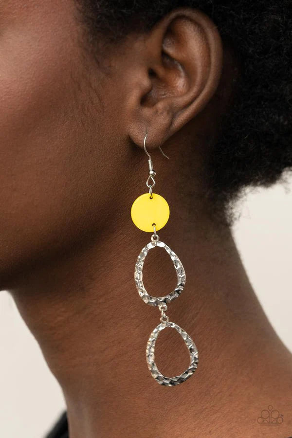 Surfside Shimmer - Yellow Earring