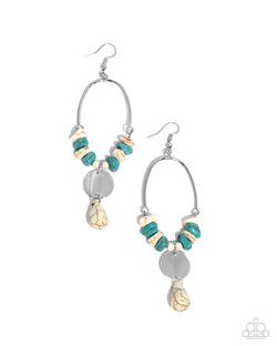 Suspended Santa Fe - White Earring