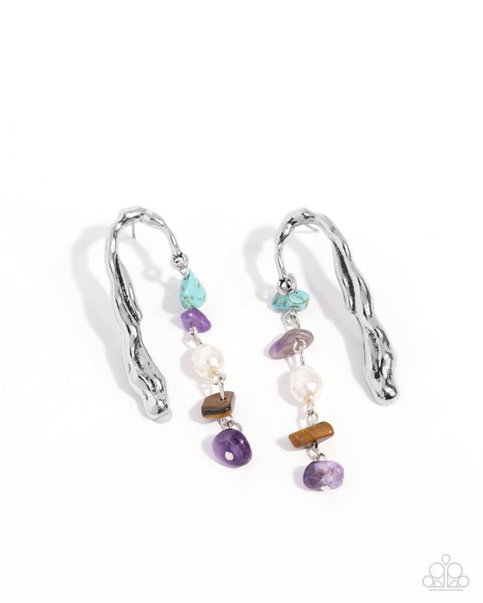 Suspended Sheen - Multi Earring