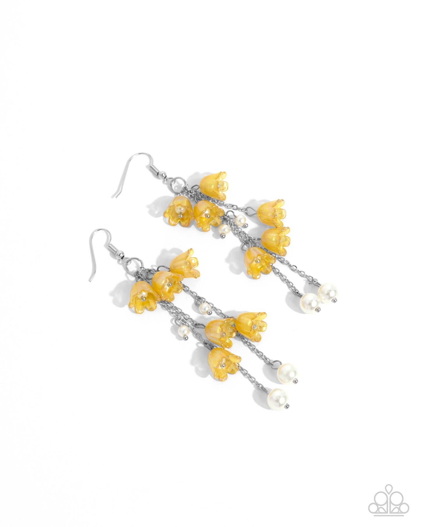 Suspended Sophistication - Yellow Earring