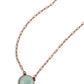 Suspended Stone - Copper Necklace