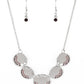 Swanky Shimmer - Purple Necklace