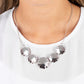 Swanky Shimmer - Purple Necklace