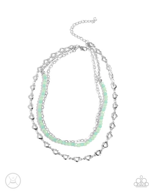 Sweetheart Sequel - Green Necklace