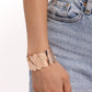 Sweetheart Setting - Rose Gold Bracelet