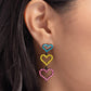 Sweetheart Succession - Pink Earring