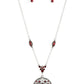 TIMELESS Traveler - Red Necklace