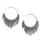 Tailored Tassel - Silver Earring