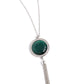 Tallahassee Tassel - Green Necklace