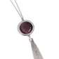 Tallahassee Tassel - Purple Necklace