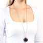 Tallahassee Tassel - Purple Necklace