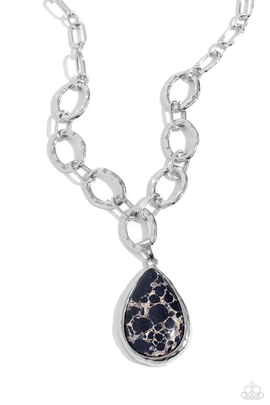 Tangible Tranquility - Black  Necklace