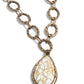 Tangible Tranquility - Brass Necklace