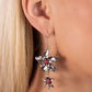 Tapered Tiers - Red Earring