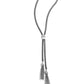 Tassel Thrill - Black Necklace