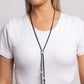 Tassel Thrill - Black Necklace