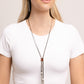 Tassel Thrill - Brown Necklace