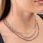 Tasteful Tiers - Red Necklace