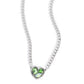 Tasteful Triad - Green Necklace