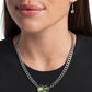 Tasteful Triad - Green Necklace