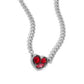 Tasteful Triad - Red Necklace