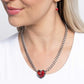 Tasteful Triad - Red Necklace