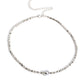 Tasteful Triangles - Silver Necklace