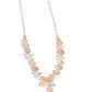 Tasteful Tulip - Orange Necklace