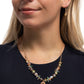 Tasteful Tulip - Orange Necklace