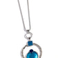 Tastefully Transparent - Blue Necklace