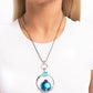 Tastefully Transparent - Blue Necklace