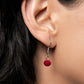 Teardrop Tale  - Red - Necklace