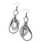 Teardrop Triumph - Black Earring