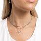 Teeming Teardrop - Green Necklace