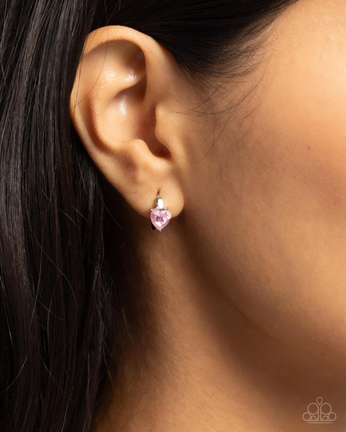 Tenuous Touch - Pink Earring