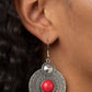 Terra Throwdown - Red Earring