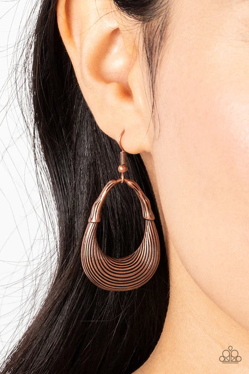 Terra Timber - Copper Earring