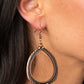 Terra Topography - Brass Earring
