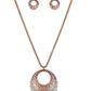 Texture Trio - Copper Necklace