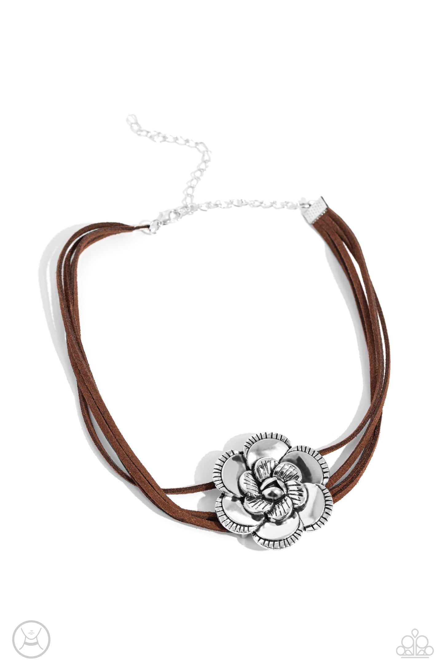 Textured Tapestry - Brown Necklace