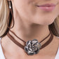 Textured Tapestry - Brown Necklace