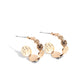 Textured Tease - Gold Earring