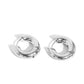 Textured Theme - Silver Earring