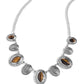 Textured Trailblazer - Brown Necklace